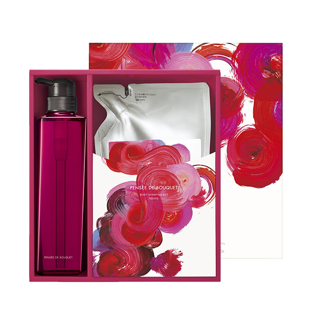 PENSÉE DE BOUQUET BODY SHAMPOO SET ROUGE