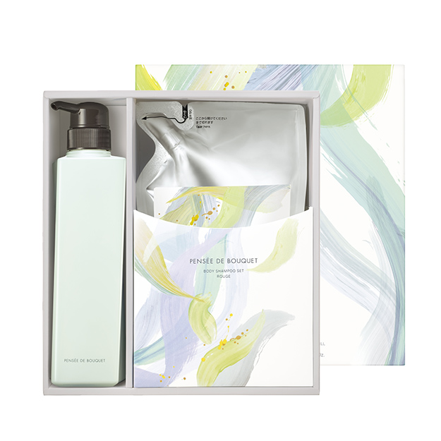 PENSÉE DE BOUQUET BODY SHAMPOO SET BLANC